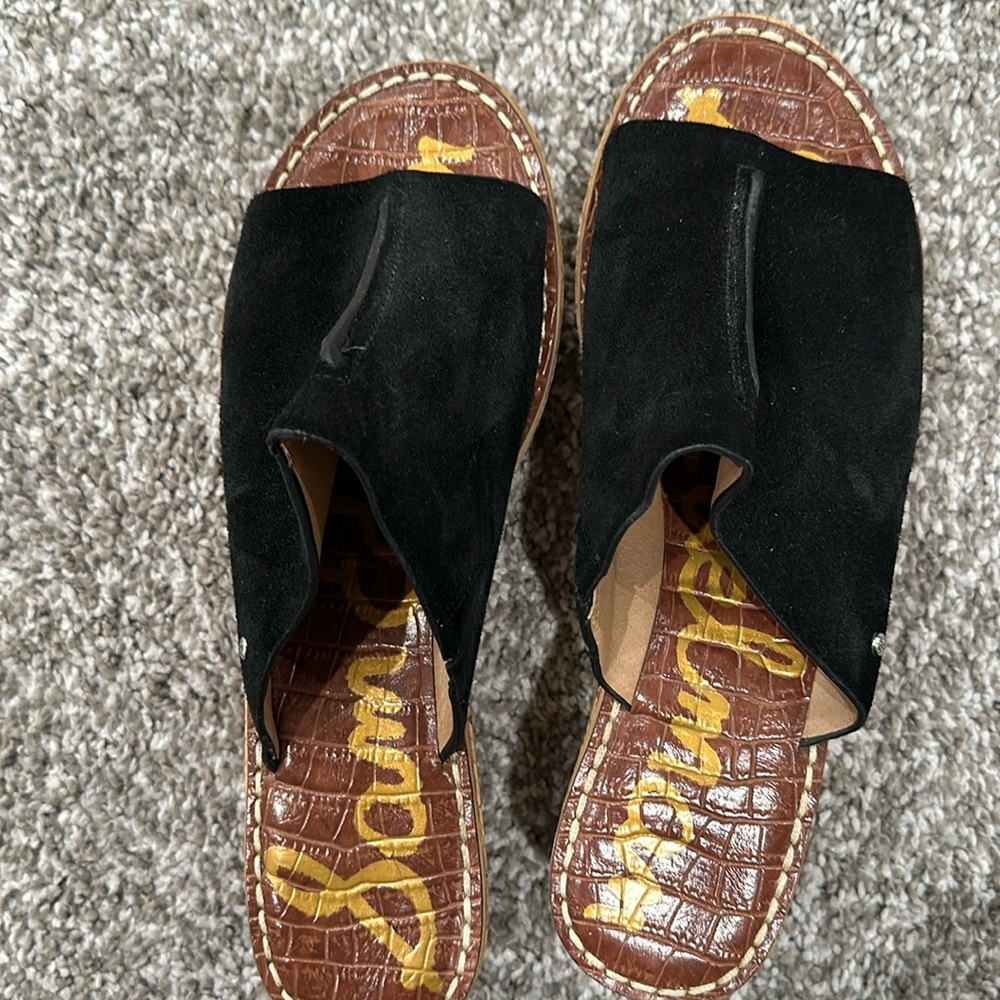 Sam Edelman black wedges